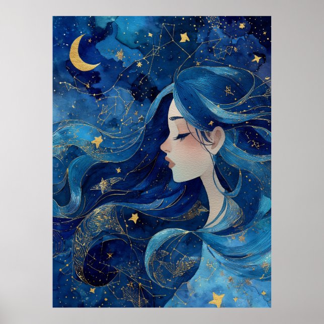 Dreaming Under Stars - Goddess Poster (Front)