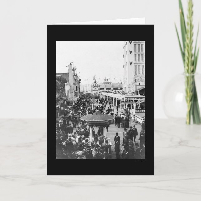 Dreamland, Coney Island, New York City 1912 Card (Front)