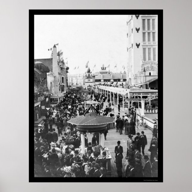 Dreamland, Coney Island, New York City 1912 Poster (Front)