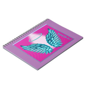 “Dreamlike Angelic Wings and Halo” Notebook
