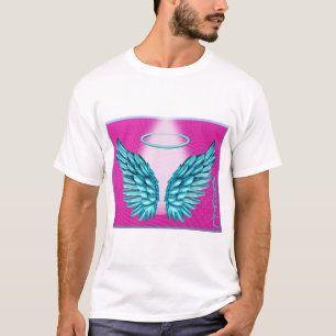 “Dreamlike Angelic Wings and Halo” T-Shirt