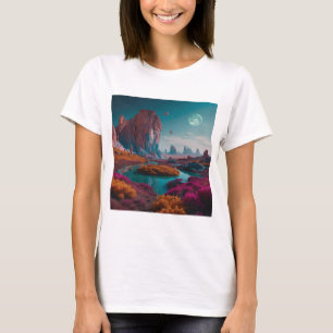 Dreamlike Landscape Design - Surreal Fantasy Art T-Shirt