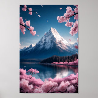 Dreamlike Serenity and Springtime Fantasy Poster