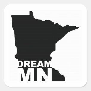 DreamMN Square Stickers