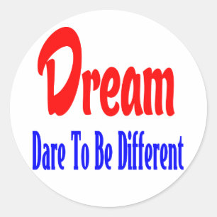 Dreams, Attitude. Success Goals Motivational Quote Classic Round Sticker