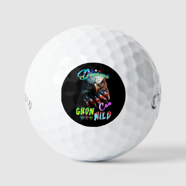 Dreams Can Grow Wild Golf Balls (Front)