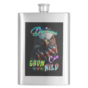 Dreams Can Grow Wild Hip Flask