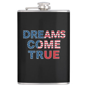 Dreams Come True  Hip Flask