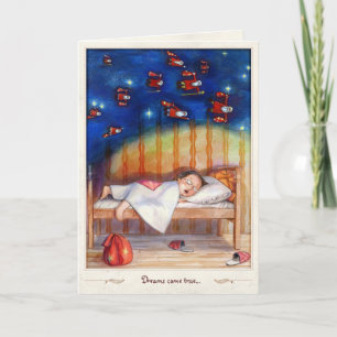 Dreams come true holiday card
