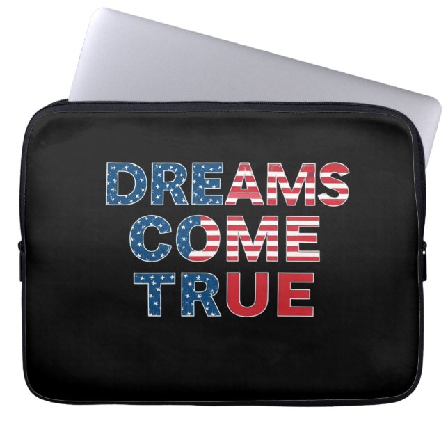 Dreams Come True  Laptop Sleeve (Front)