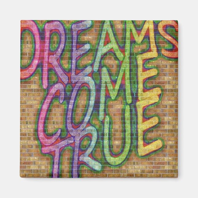 Dreams come true ! magnet (Front)