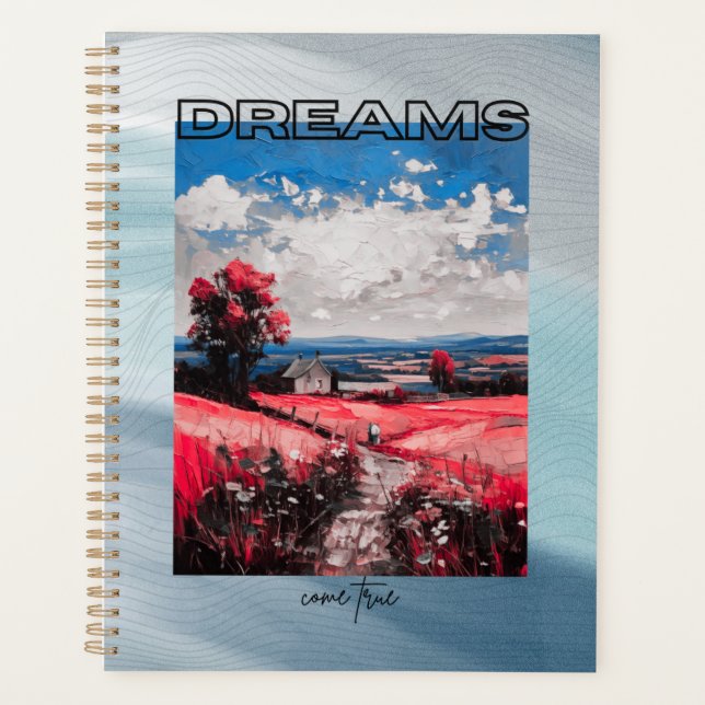 Dreams come true notebook planner (Front)