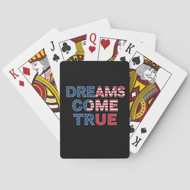 Dreams Come True  Playing Cards (Back)