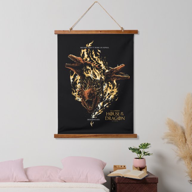 Dreams Didn't Make Us Kings. Dragons Did. Hanging Tapestry (Bedroom)