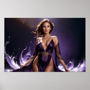 Dreams from the Alluring Woman of Purple Waters 1 Poster
