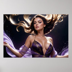 Dreams from the Alluring Woman of Purple Waters 6 Poster
