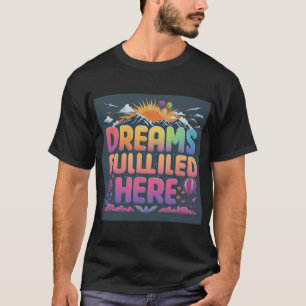 Dreams Fulfilled Here Design men's T-Shirt