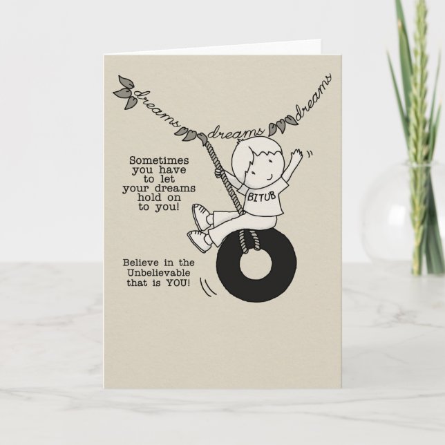 Dreams Hold You Card (Front)