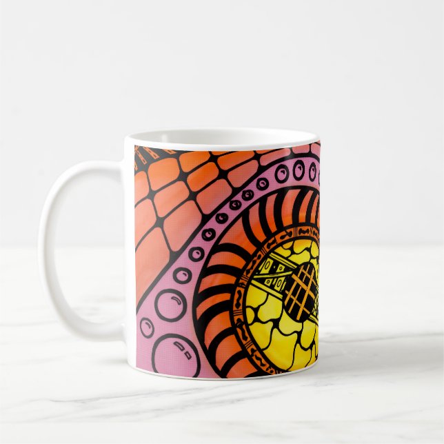 Dreams in Red Coffee Mug (Left)