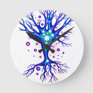dreams inside a neuron round clock