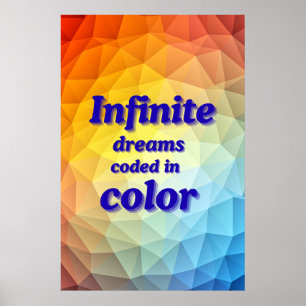 Dreams Motivational Poster Wall Art Home Decor
