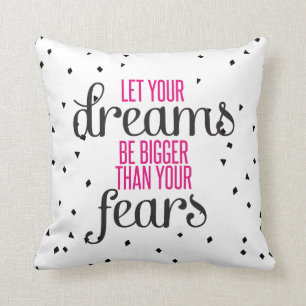 Dreams Motivational Quote Cushion