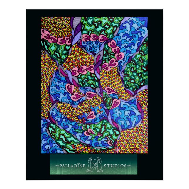 'Dreams Never Touch the Earth' Glossy Poster (Front)