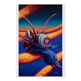 Dreams of a Bohemian Slug Poster