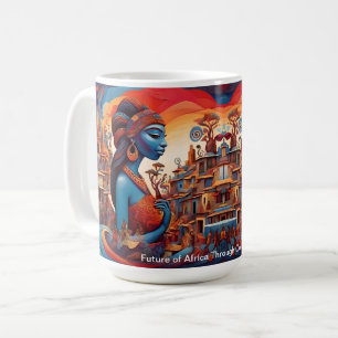 Dreams of Heritage: A Vibrant Future African Coffee Mug