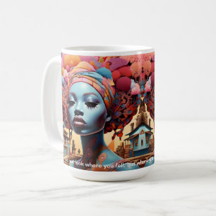 Dreams of Heritage: A Vibrant Future African Coffee Mug