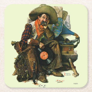 Dreams of Long Ago Square Paper Coaster