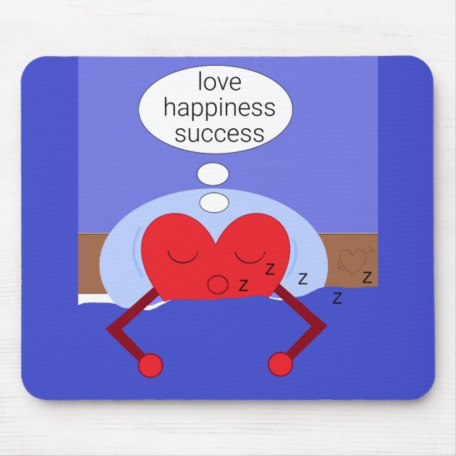 Dreams of My Heart:  Blue Mouse Pad (Front)