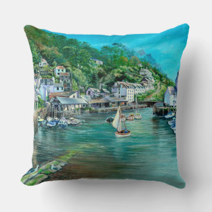 Dreams of Polperro, Cornwall Cushion