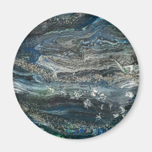 Dreams of the Ocean'20 abstract painting  Magnet