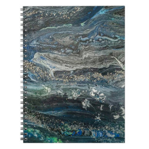Dreams of the Ocean'20 abstract painting  Notebook