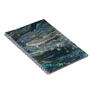 Dreams of the Ocean'20 abstract painting sea  Notebook