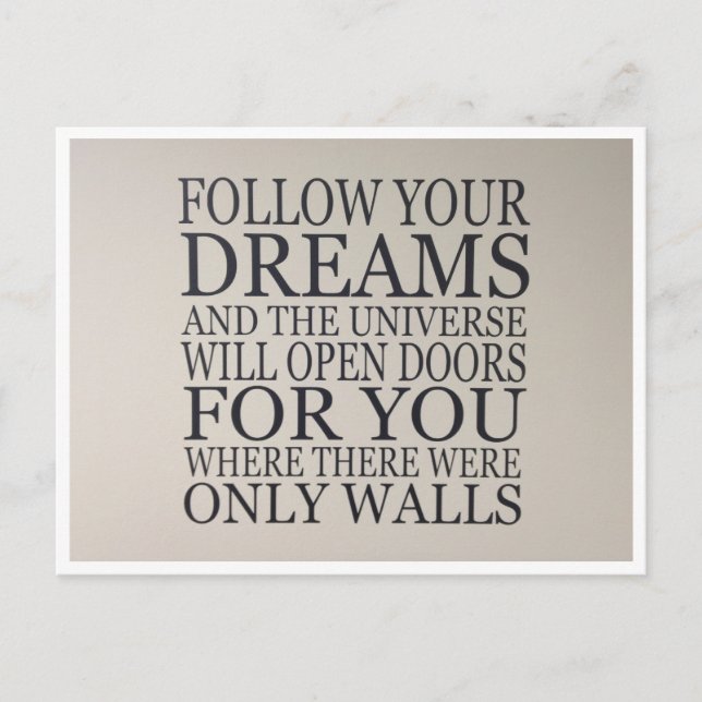 dreams postcard (Front)