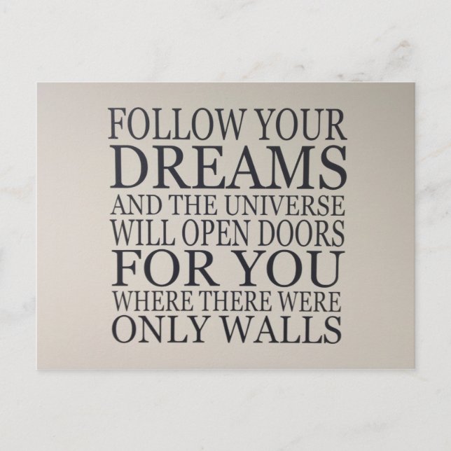 dreams postcard (Front)