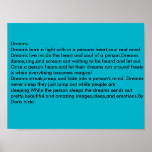 Dreams Poster
