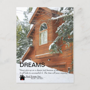 Dreams Real Estate postcard