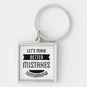 Dreams, Success, Goals Attitude Motivational Quote Key Ring