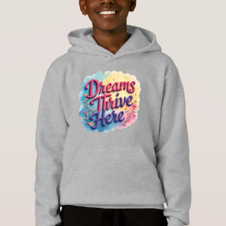 Dreams Thrive Here - Vibrant & Uplifting Abstract