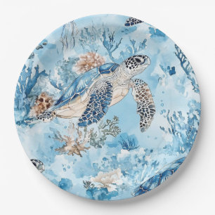 Dreams under the sea Paper Napkin Plate