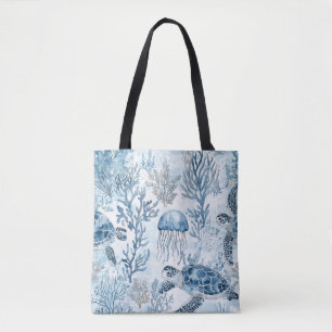 Dreams under the sea tote bag