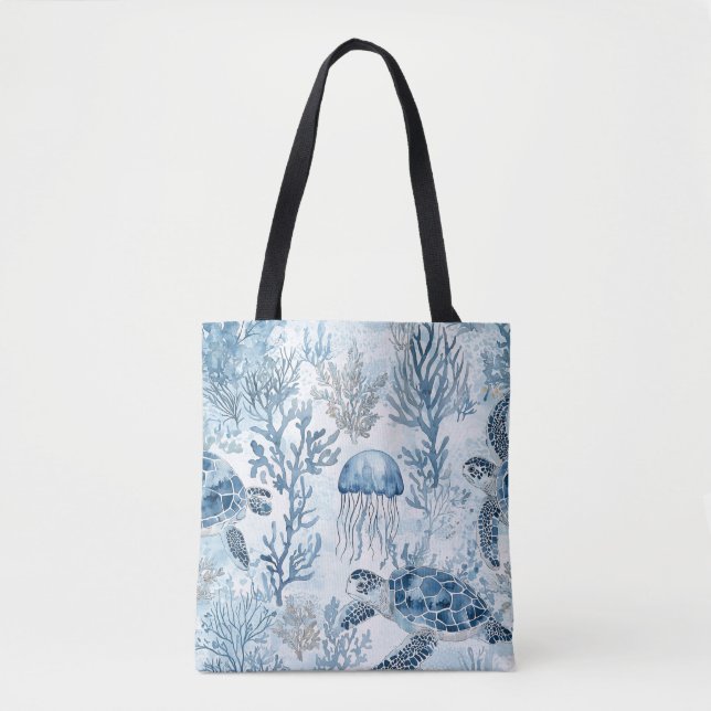 Dreams under the sea tote bag (Front)