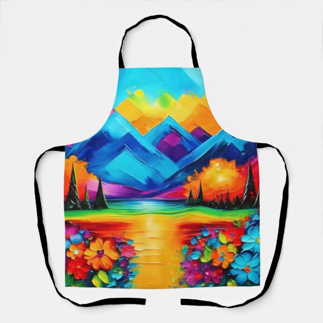 Dreamscape Horizon Painting Apron (Front)