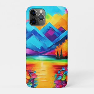 Dreamscape Horizon Painting iPhone 11 Pro Case