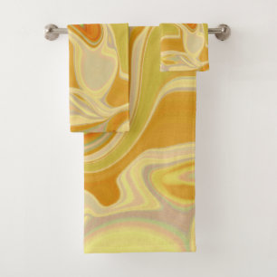 Dreamscape in Gold Bath Towel Set