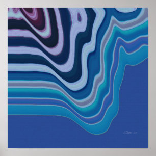 Dreamscape in Gold Poster