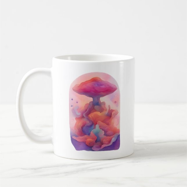 Dreamscape Mushroom Coffee Mug (Left)